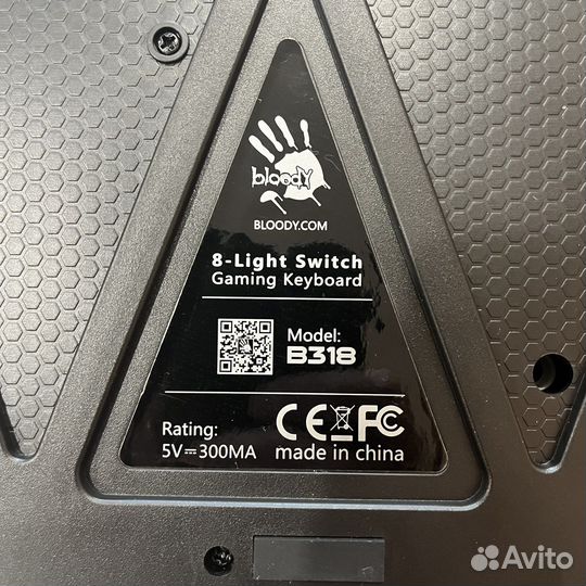 Игровая клавиатура Bloody B314