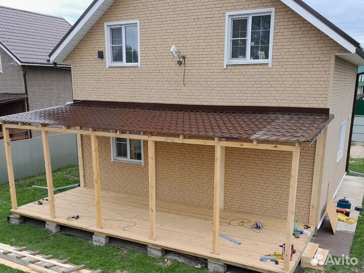 Пристройки, террасы, веранды, беседки