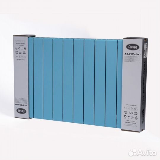 Радиатор биметаллический rifar supremo 500 х 12 с