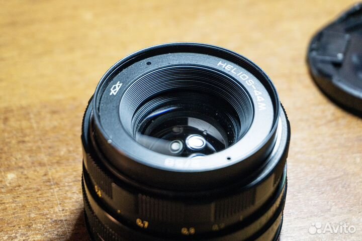 Объектив helios-44M с переходником на Canon EF-S