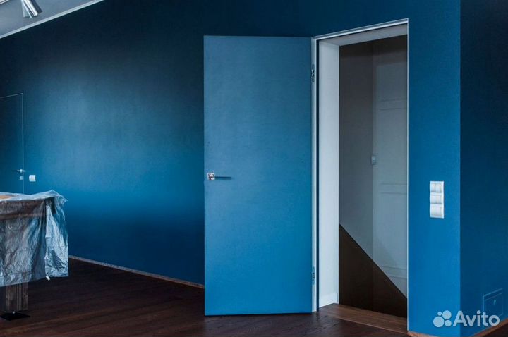 Скрытая дверь под покраску и отделку