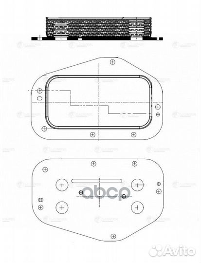 LOC 0503 радиатор масляный Chevrolet Cruze, Op