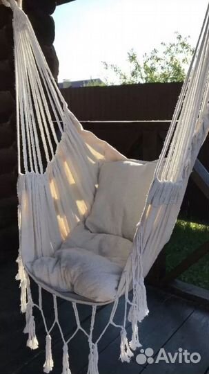 Качель подвесная с подушкой, 130x130 см
