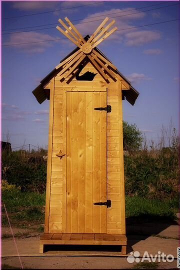 Дачный туалет с установкой SUN335