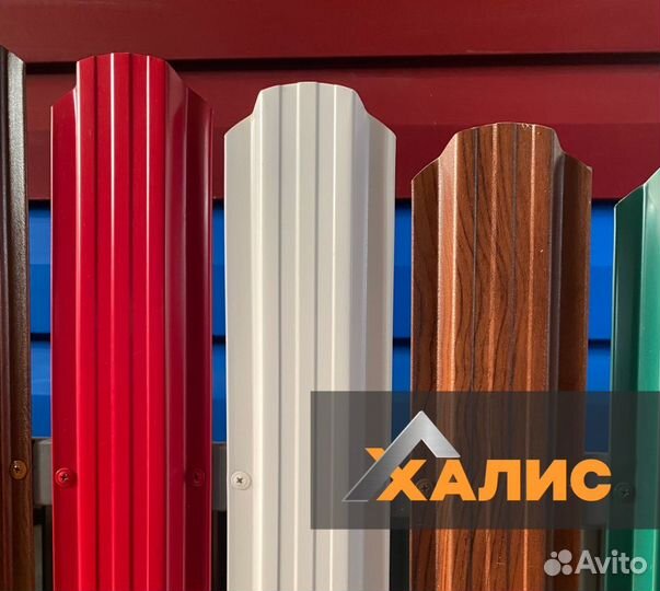 Евроштакетник под дерево