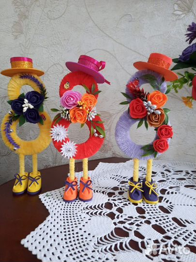 Бантики для волос ручной работы