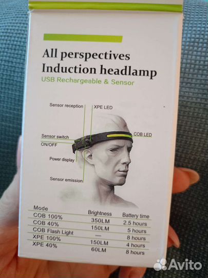 Налобный фонарик