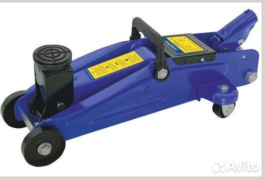 Домкрат подкатной 2 т 140-340мм с резиновой прост