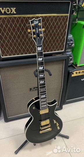 Электрогитара ESP LTD Deluxe EC-1000T, цвет черный