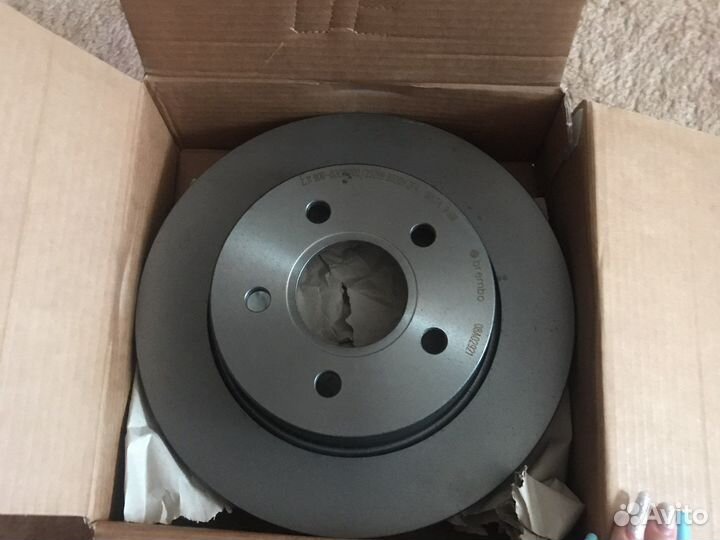 Диски тормозные задние brembo focus 2