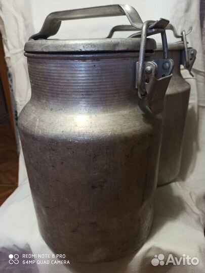 Фляги алюминевые 10 л. бу