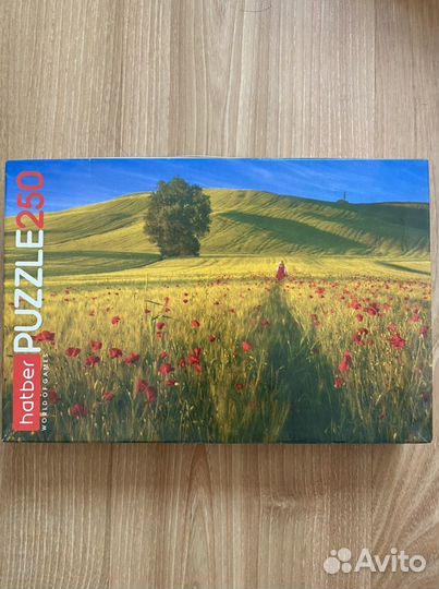 Пазлы картина девушка в поле 250 шт