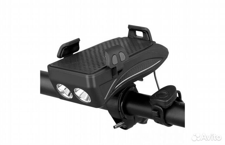 Фонарь держатель смартфона+ powerbank+сигнал FY-31