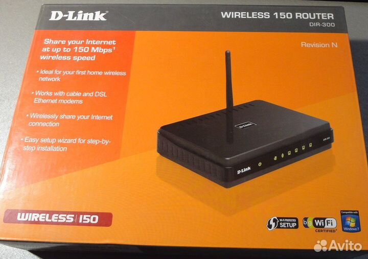 Интернет Wi-Fi роутер D-link DIR-300