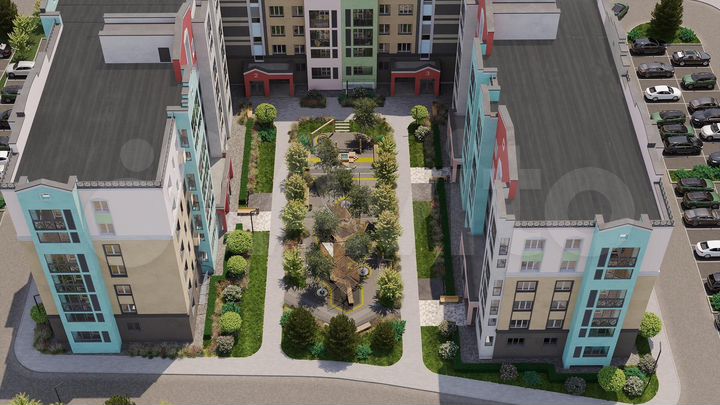 2-к. квартира, 46 м², 5/6 эт.