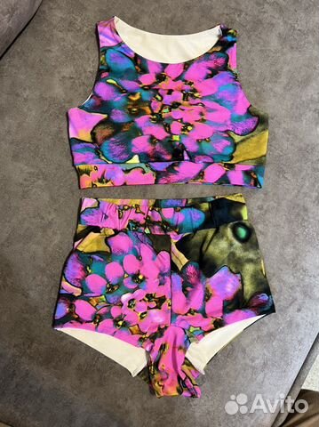 Костюм шорты топ для танцев хореографии