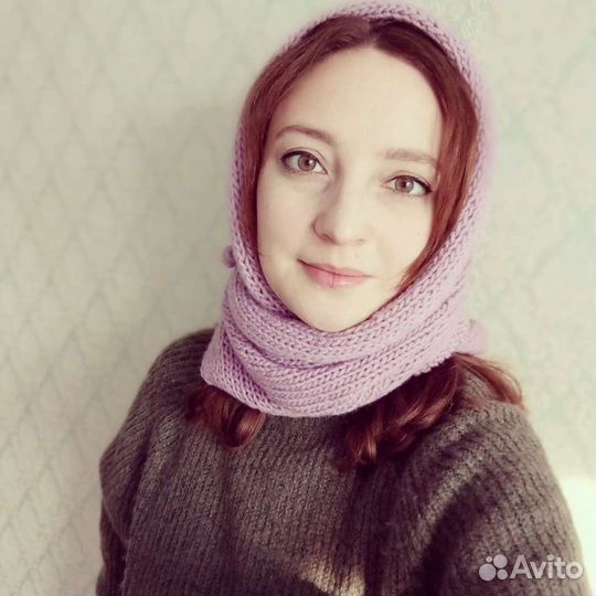 Вязаная косынка новая