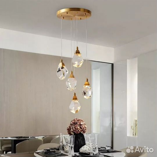 Люстра (светильник) Кристалл К9
