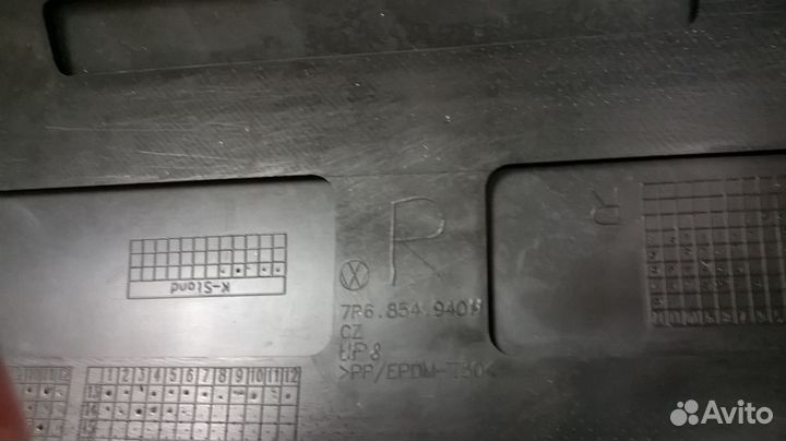 Фольксваген Туарег молдинг двери правый