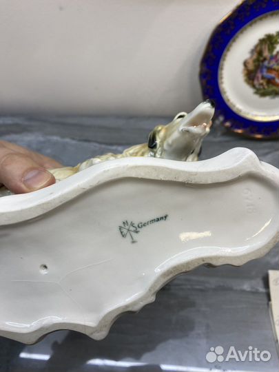 Фарфоровые статуэтки собак германия