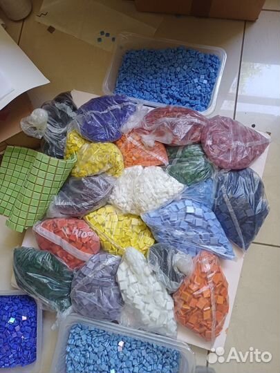 Плитка мозаика остатки