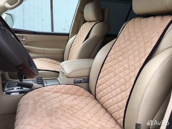 Накидки на сиденья из алькантары LX 570