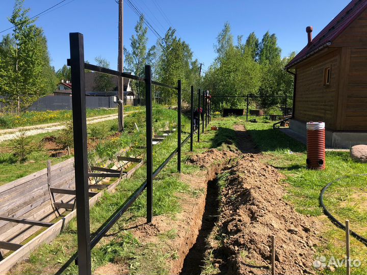 Столбы заборные