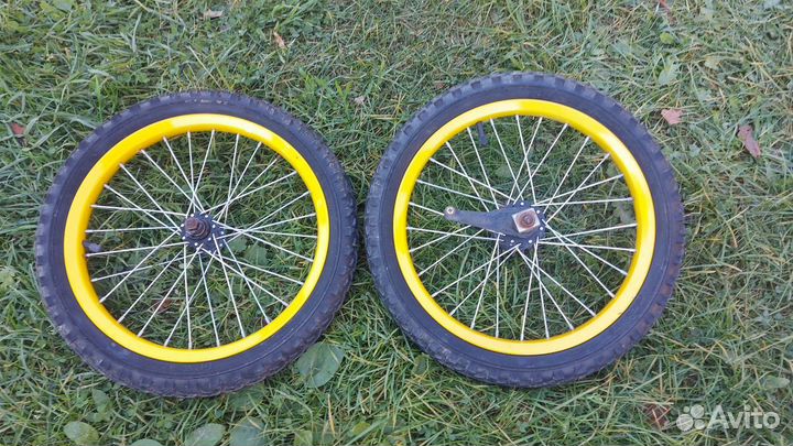 Колеса велосипеда 16 дюйм переднее заднее