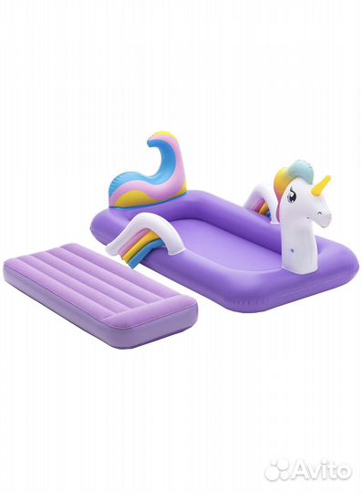 Матрас кровать надувная Единорог bestway