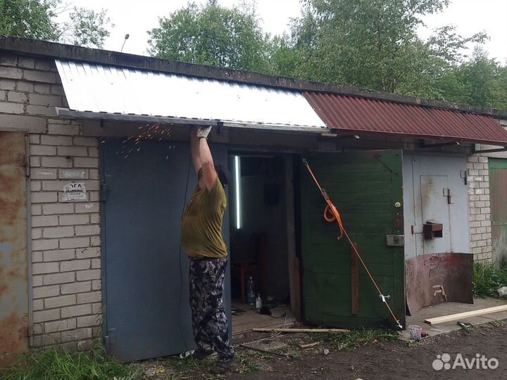 Ремонт кровли гаражей