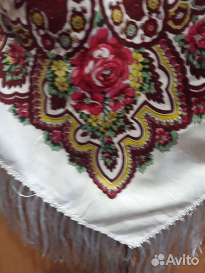 Платок шаль шерсть
