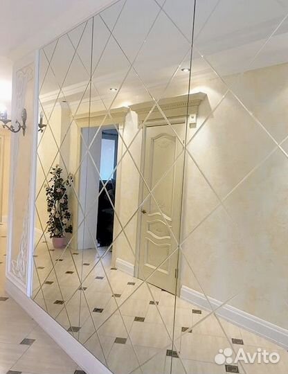 Панно из зеркал на стену