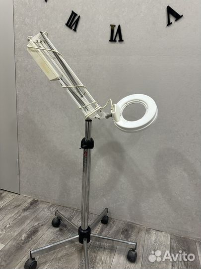 Лампа лупа напольная