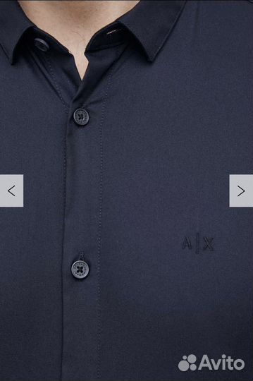 Белая рубашка armani exchange оригинал