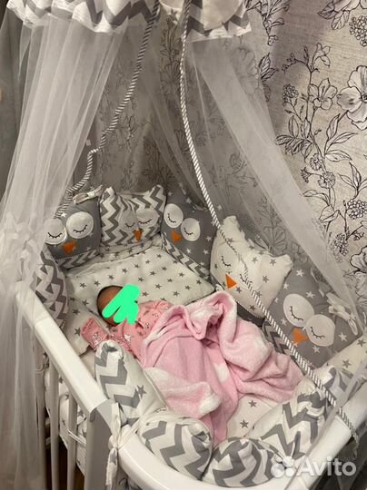 Бортики в кроватку бу