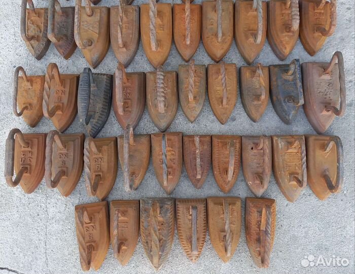 Старинные литые утуги