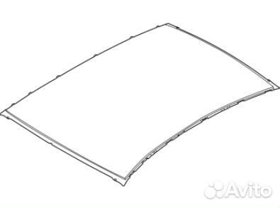 Панель крыши Kia K5 19- оригинал