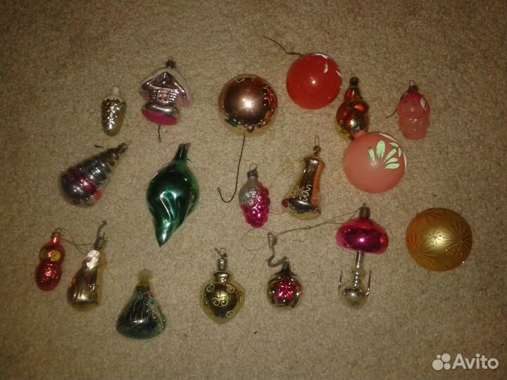 Елочные игрушки СССР