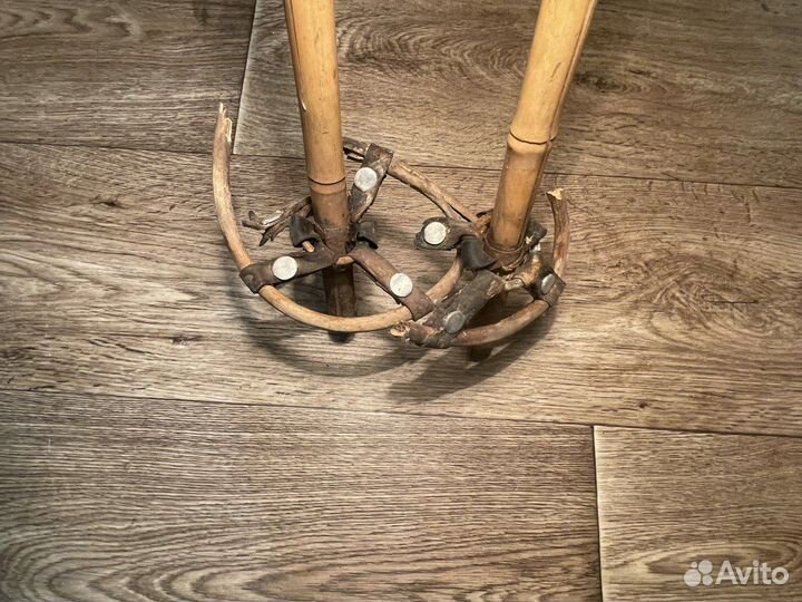 Лыжные палки бамбук антиквариат