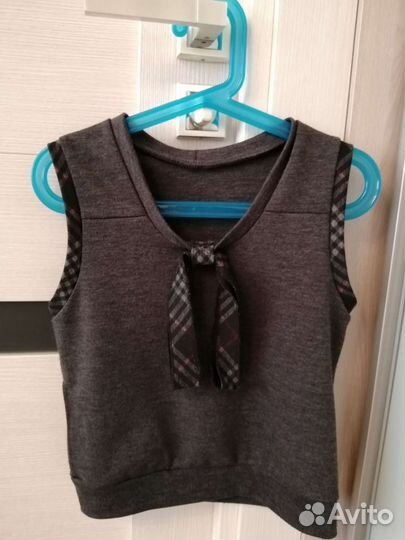 Школьная форма для девочки серая