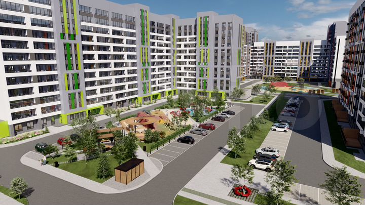 2-к. квартира, 43,8 м², 6/12 эт.