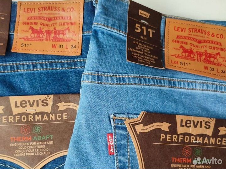 Мужские летние джинсы levis511