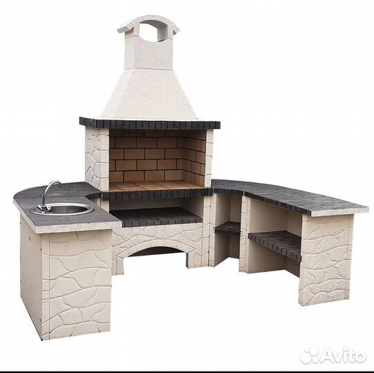 Модульная печь барбекю