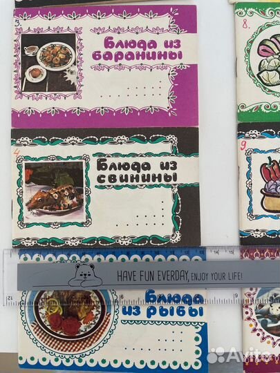 Набор книжек с рецептами