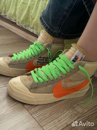 Кеды женские Nike Blazer Mid Off-White