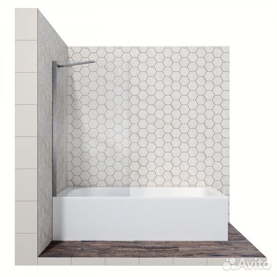 Душевая штора Ambassador 70cm Bath Screens 160411