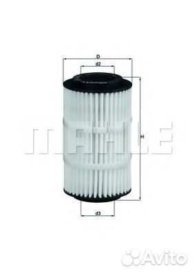 Масляный фильтр OX3457D mahle