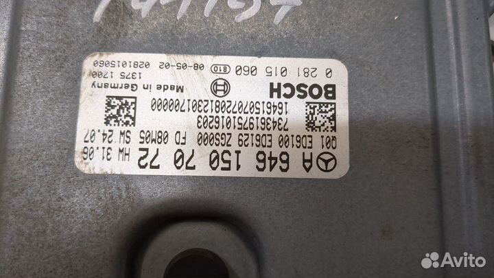 Блок управления двигателем Mercedes Vito W639, 2008