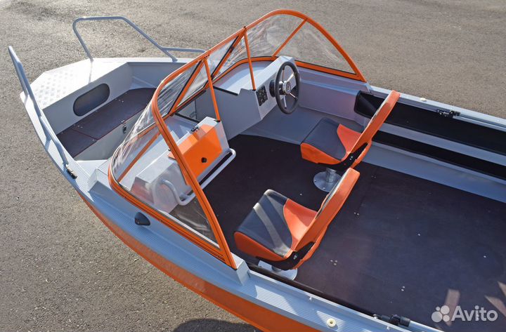 Моторная лодка алюминиевая Неман 500 DC NEW