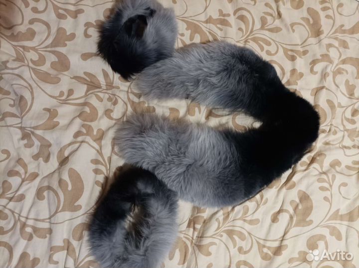 Меховой воротник песец